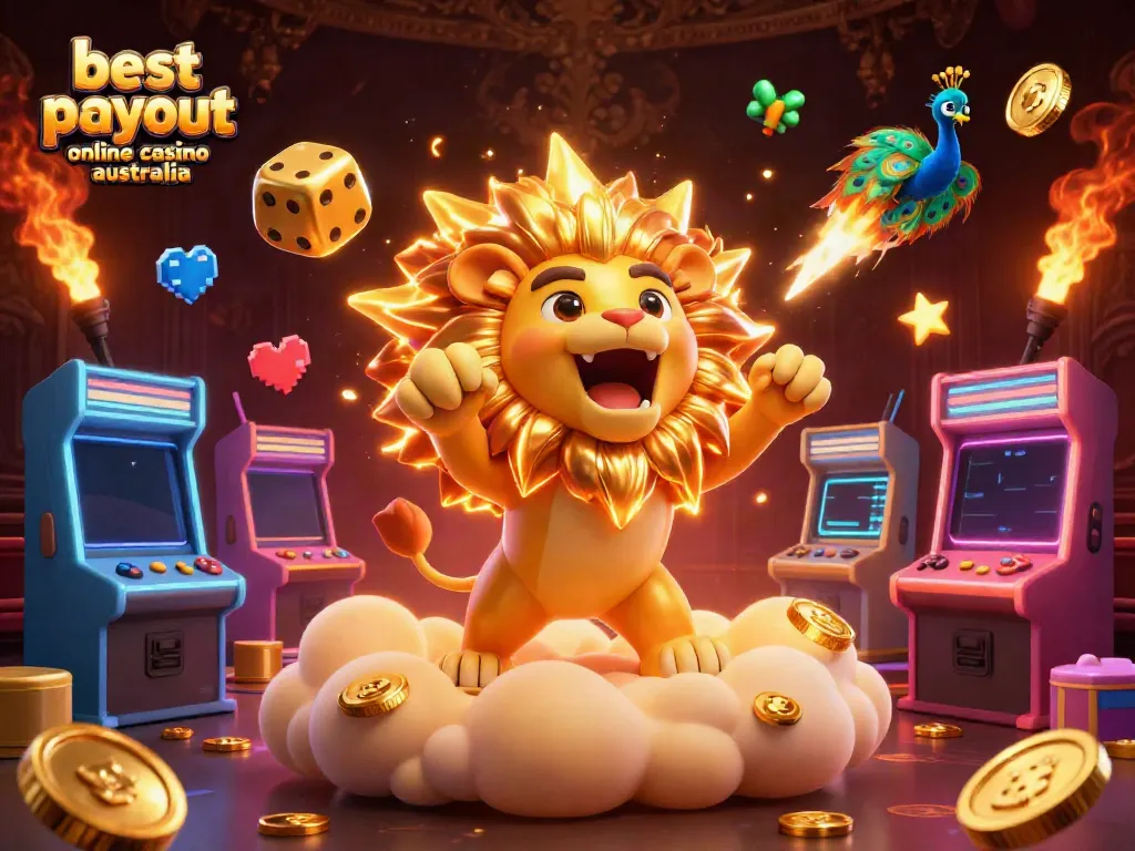 Experience the excitement of the best payout online casino Australia with vibrant characters and game elements!