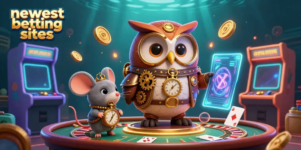 Experience thrilling action with newest betting sites featuring fun casino elements in an engaging 3D scene.