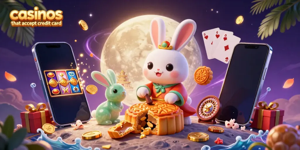 Experience exciting gameplay at casinos that accept credit card with vibrant slot games and playful characters.