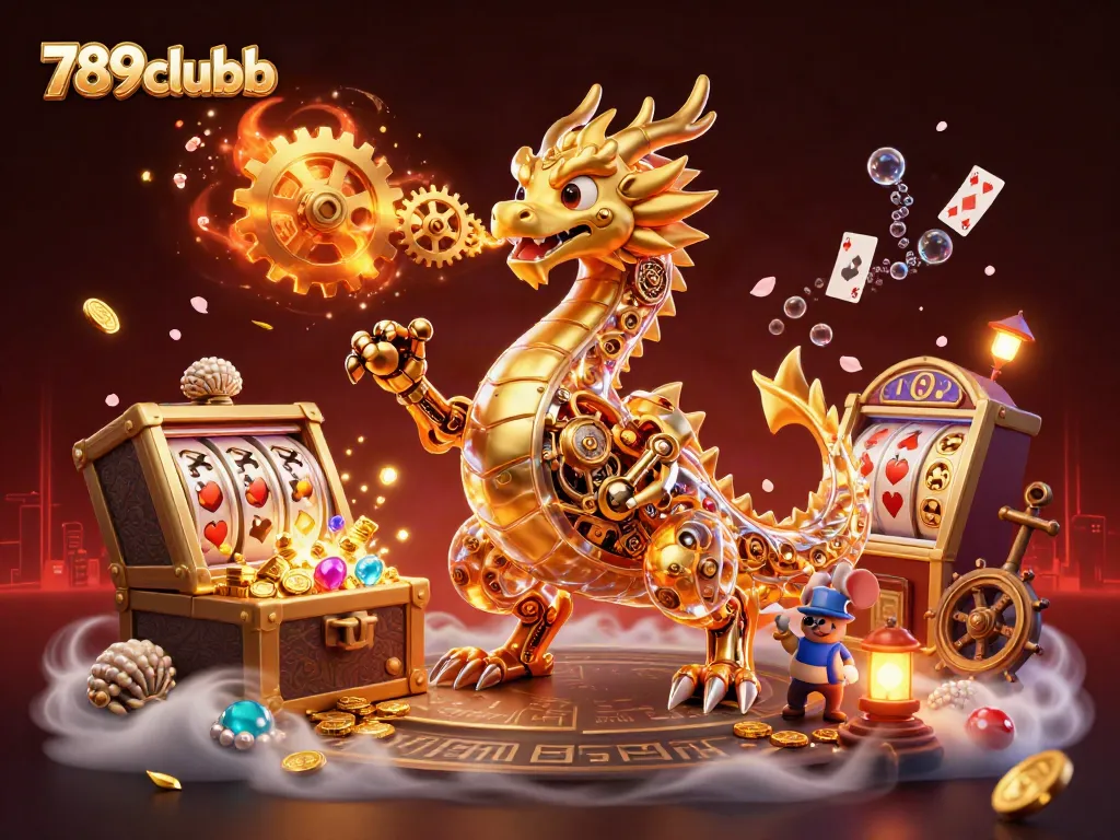 Engage with 789clubb's immersive online gameplay surrounded by dynamic casino elements.